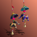 Colorful Elephant & Umbrella Hanging Decor