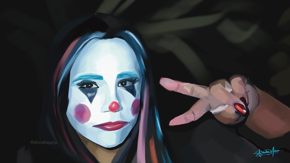 Clown Portrait Post Card