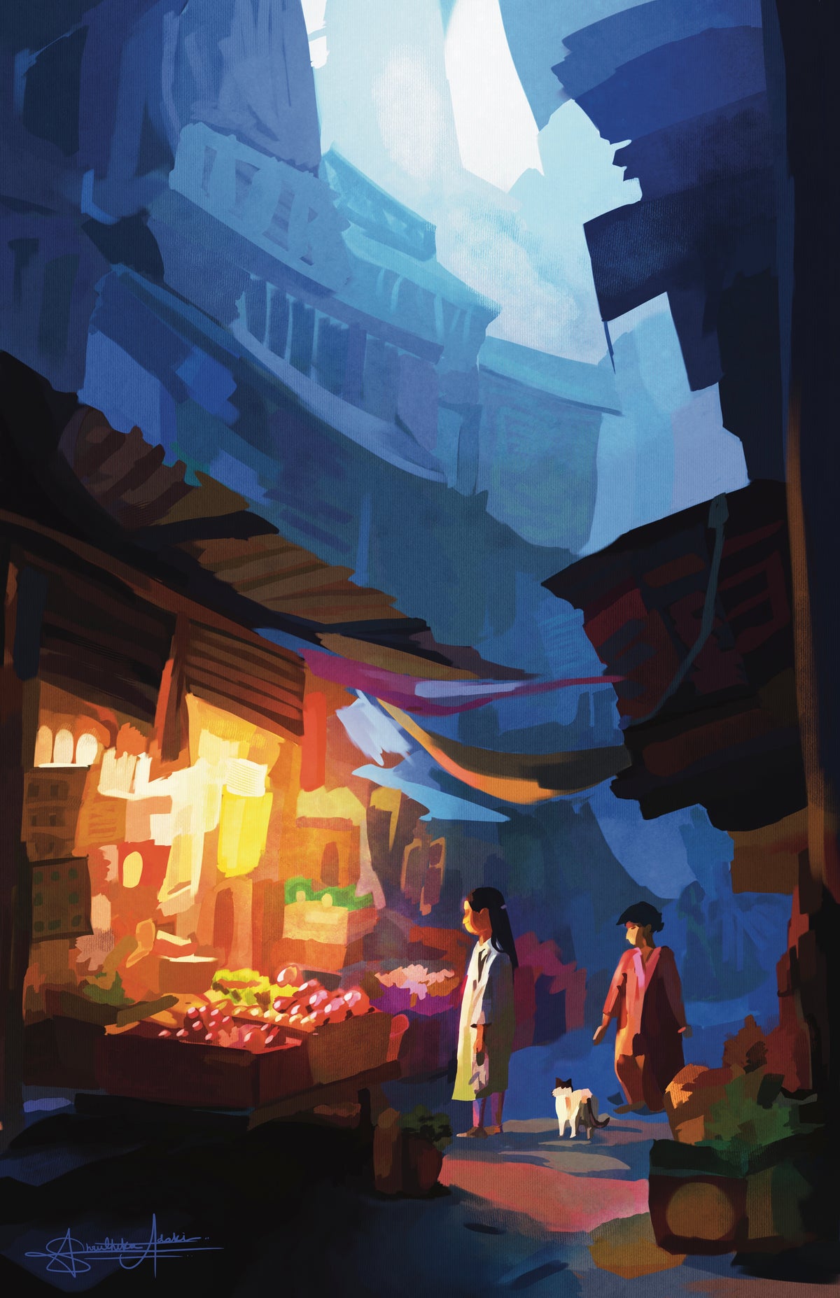 A Night at the Bazaar Postcard
